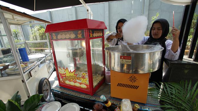 Cotton Candy dan Popcorn di The Papandayan Hotel (Liputan6.com/Novi Nadya)