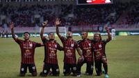 Selebrasi para pemain Persipura Jayapura saat melawan Persiba Balikpapan Pegadaian Championship 2025/2026. (Dok. Persipura)