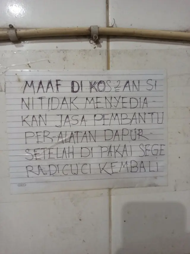 6 Peringatan di Dapur Ini Nyeleneh, Bikin Dahi Berkerut