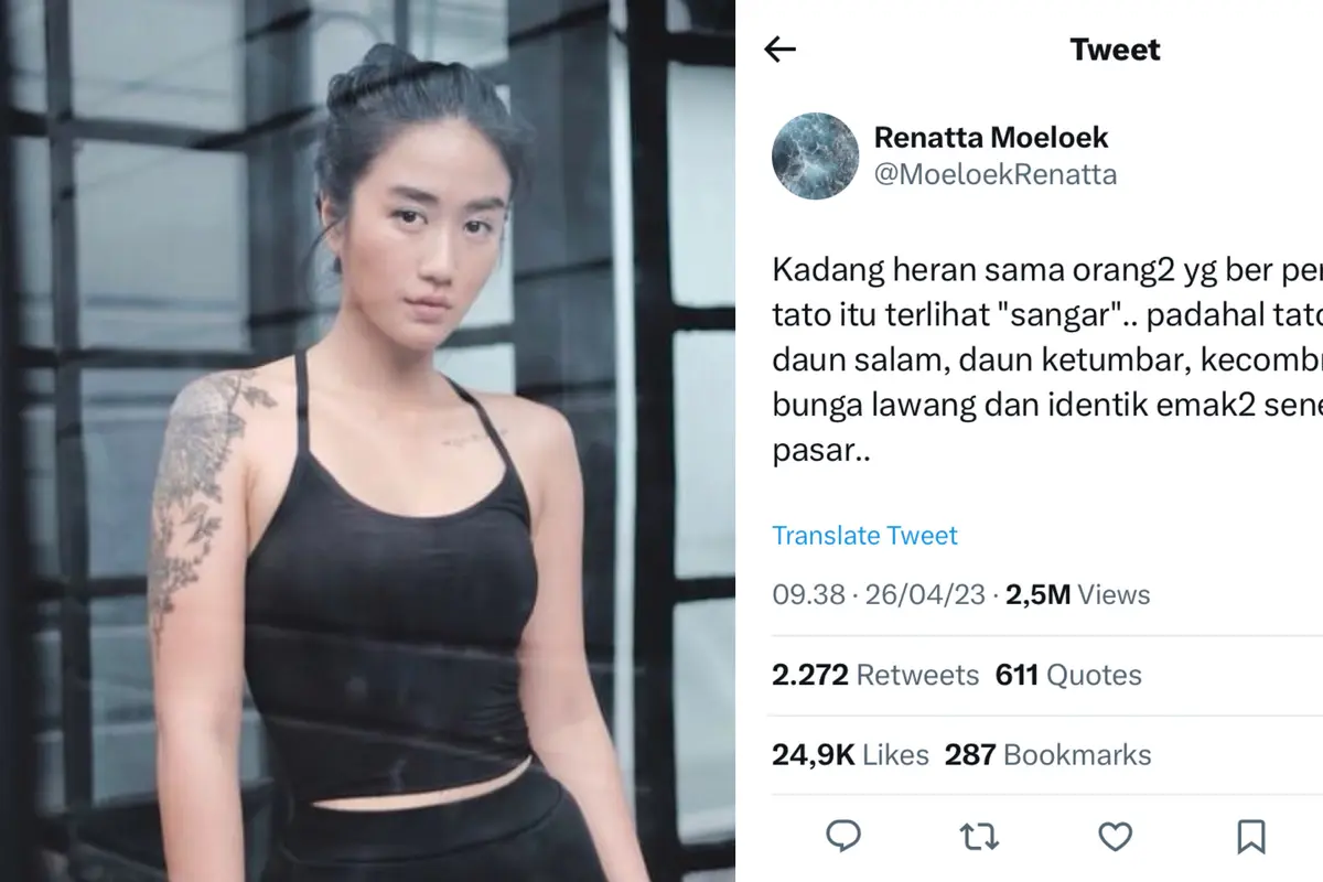 Renatta Moeloek atau Chef Renatta Heran Tatonya Dikira Sangar