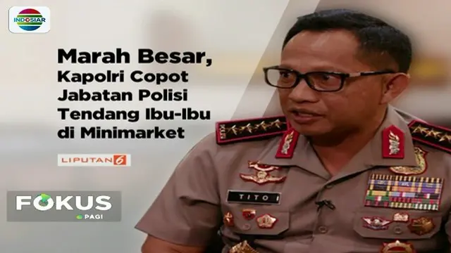 Menyikapi kasus penganiayaan oleh perwira polisi terhadap ibu pencuri di sebuah minimarket di Bangka Belitung, Kapolri telah mencopot pelaku dari jabatannya.