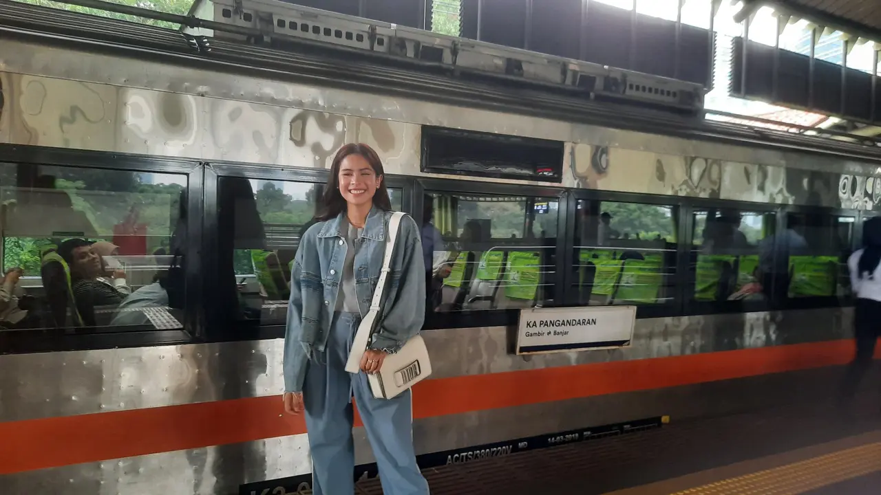 Maudy Ayunda Jalan-jalan ke Pangandaran Naik Kereta Api dari Jakarta, Mau Ke Mana Saja?