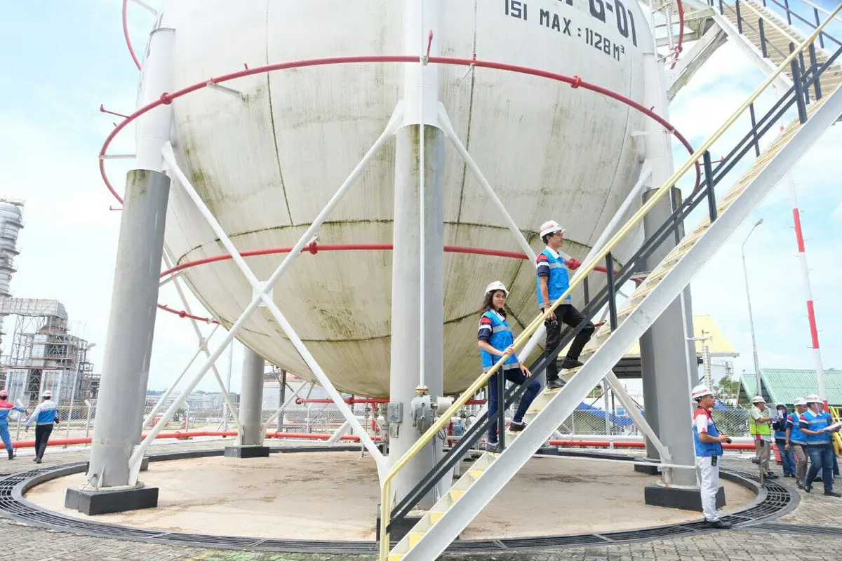 Finalis CJA Melihat Langsung Aktivitas di Terminal Bahan Bakar Minyak (TBBM) dan Depot LPG Pertamina