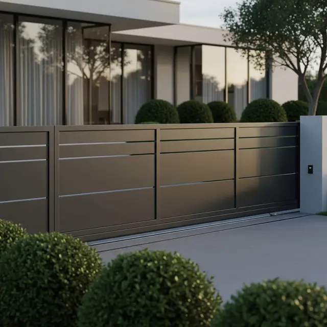 Desain Gerbang Rumah Minimalis yang Sulit Dibobol (AI Generated)