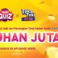 Ikuti Vidio Quiz Dengan Total Hadiah 10 Juta Saldo Dana. sumberfoto: Vidio