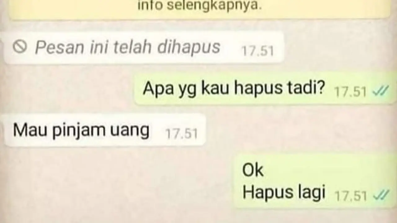 6 Chat Cara Hindari Teman yang Hendak Pinjam Uang Ini Kocak Banget