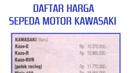 Masa-masa keemasan Kawasaki Ninja 2-tak yang jadi legenda. Harganya sudah termasuk mahal hingga hampir menyentuh Rp21 juta. (Source: didishevaharyadi.wordpress.com)