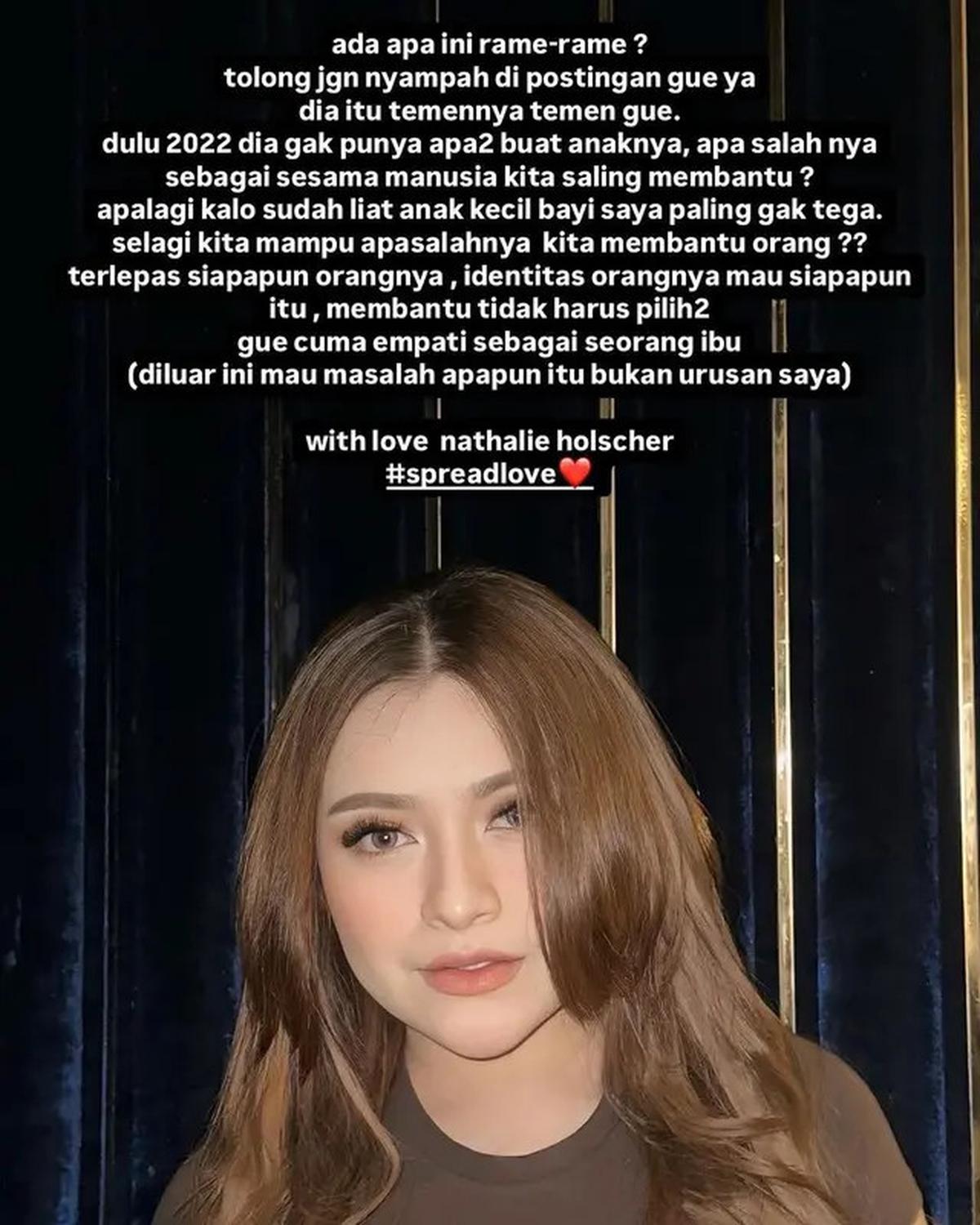 Nathalie Holscher Klarifikasi Terseret Isu Viral Ridwal Kamil dan Lisa Mariana, Akui Tak Tega Lihat Bayi