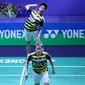 Ganda putra Indonesia Kevin Sanjaya Sukamuljo / Marcus Fernaldi Gideon. (Humas PP PBSI)