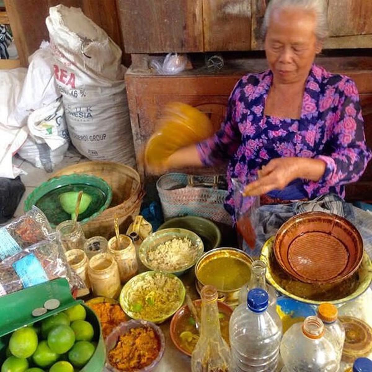Ilustrasi Jamu Tradisional