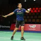 Tunggal putri Indonesia, Gregoria Mariska Tunjung, berlatih di Ceres Arena, Aarhus, Demark, Kamis (7/10/2021) jelang perhelatan Piala Uber 2021. (PBSI)