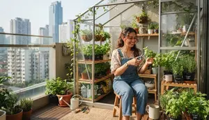 10 Greenhouse Mini di Balkon Apartemen yang Estetik dan Fungsional, Inspirasi Berkebun Modern
