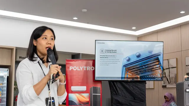 Tren Masak Sehat Kian Diminati, Polytron Hadirkan Air Fryer Oven KitchenMate untuk Solusi Praktis di Rumah