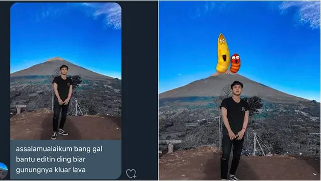 7 Foto Netizen di Gunung Ini Minta Diedit, Hasilnya Diluar Ekspektasi