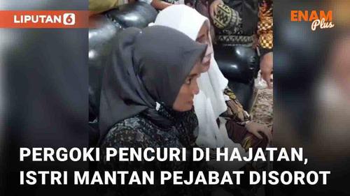 VIDEO: Pencuri Kepergok Nyamar Jadi Tamu Hajatan, Reaksi Istri Mantan Pejabat Disorot