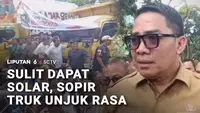 Sulit Dapat Solar, Sopir Truk Unjuk Rasa