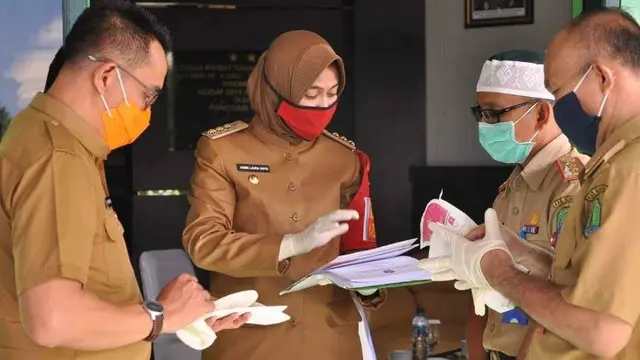 Bupati Nunukan Asmin Laura Hafid dan jajaran Pemkab Nunukan