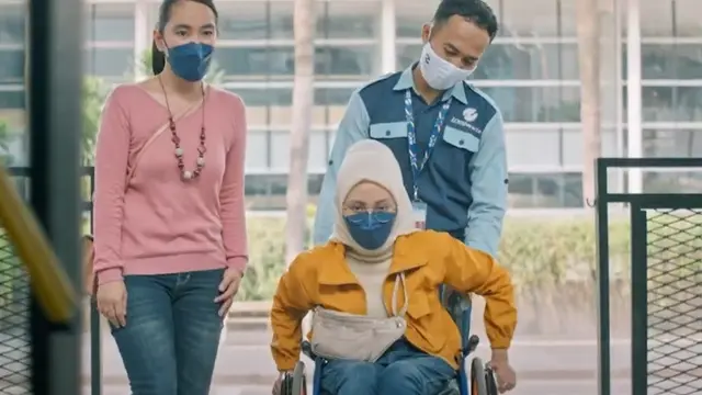 Ilustrasi penyandang disabilitas