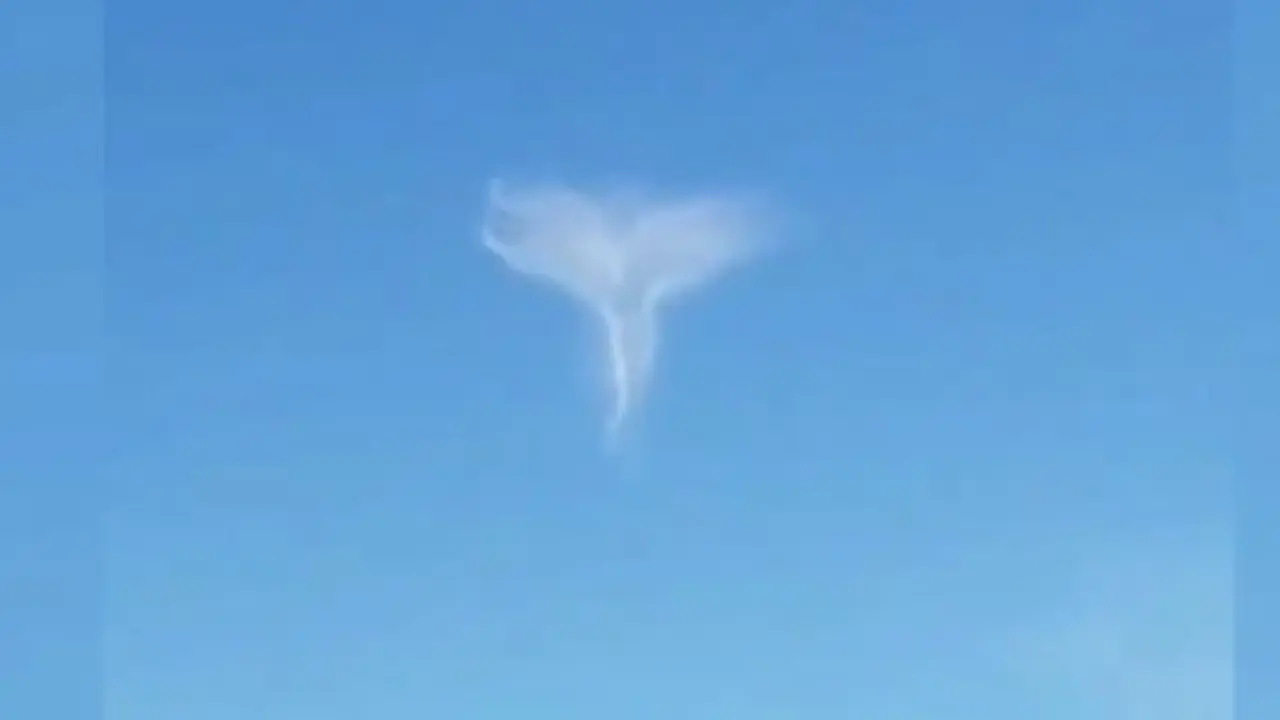 [Bintang] Heboh Video Awan Bersayap di Langit, Sosok Malaikat?