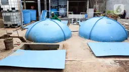 Proses pemanfaatan biogas itu sudah tersambung ke tujuh rumah warga di sekitar peternakan tersebut. (Liputan6.com/Herman Zakharia)