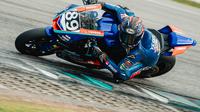 Wahyu Nugroho saat tampil di seri 1 ARRC 2026 di Sepang Malaysia. (Yamaha Indonesia)