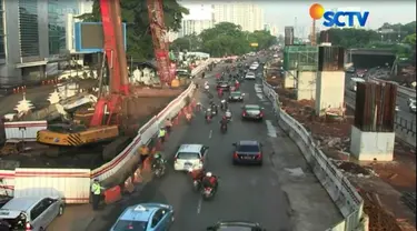 Pipa gas Perusahaan Gas Negara (PGN) kembali bocor di Jalan MT Haryono, Cawang, Jakarta Timur.