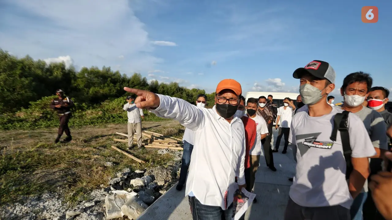 Danny Pomanto kunjungi lokasi pembangunan sirkuit di Makassar (Liputan6.com)