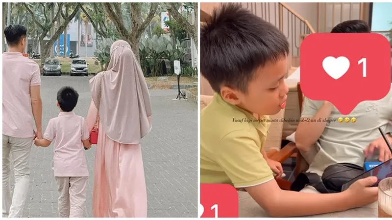 6 Potret Kedekatan Ikram Rosadi dan Anak Larissa Chou,