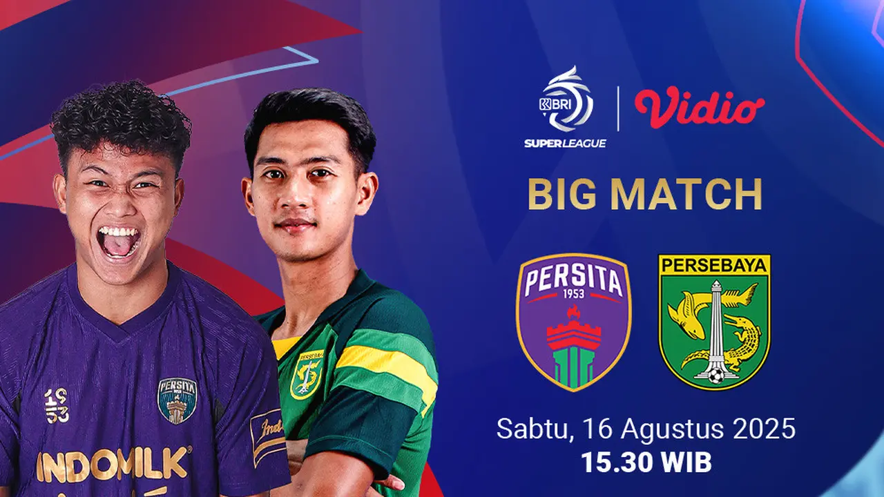 Live Streaming BRI Super League 25/26 Persita vs Persebaya
