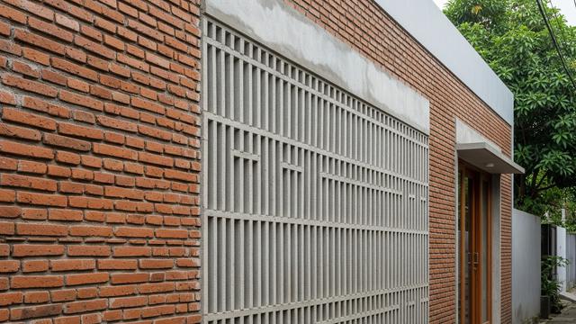 7 Model Roster Rumah Kombinasi Bata Ekspos, Estetika Ventilasi yang ...