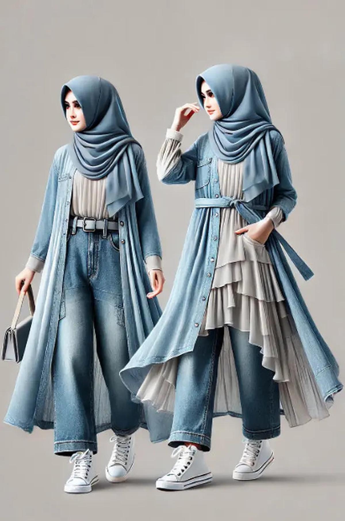 5 Model Gamis Terbaru Kombinasi, Elegan dan Nyaman untuk Berbagai Acara