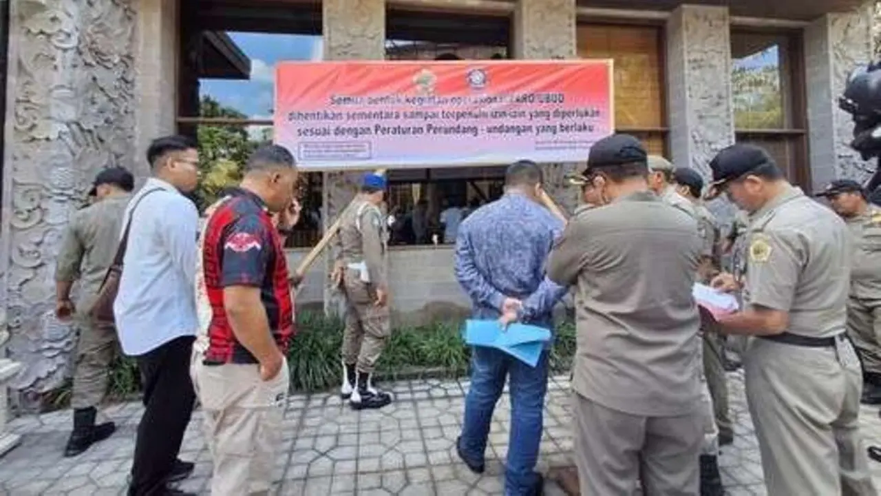 Penutupan Kampung Russia Ubud/ Humas Pemkab Gianyar
