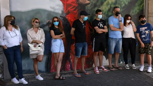 FOTO: Israel Memperketat Pembatasan saat Kasus Covid-19 Melonjak