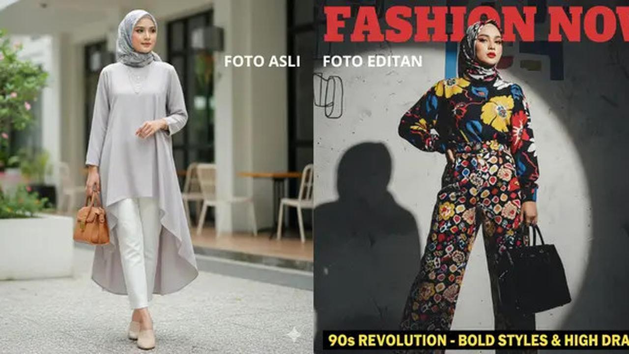 Kumpulan Prompt Gemini AI untuk Edit Foto Gaya Retro 90-an