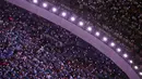 Ribuan pasang mata menjadi saksi pembukaan Pesta Olahraga Asia Tenggara (SEA Games) ke-32 di Stadion Nasional Morodok Techo. (MOHD RASFAN/AFP)