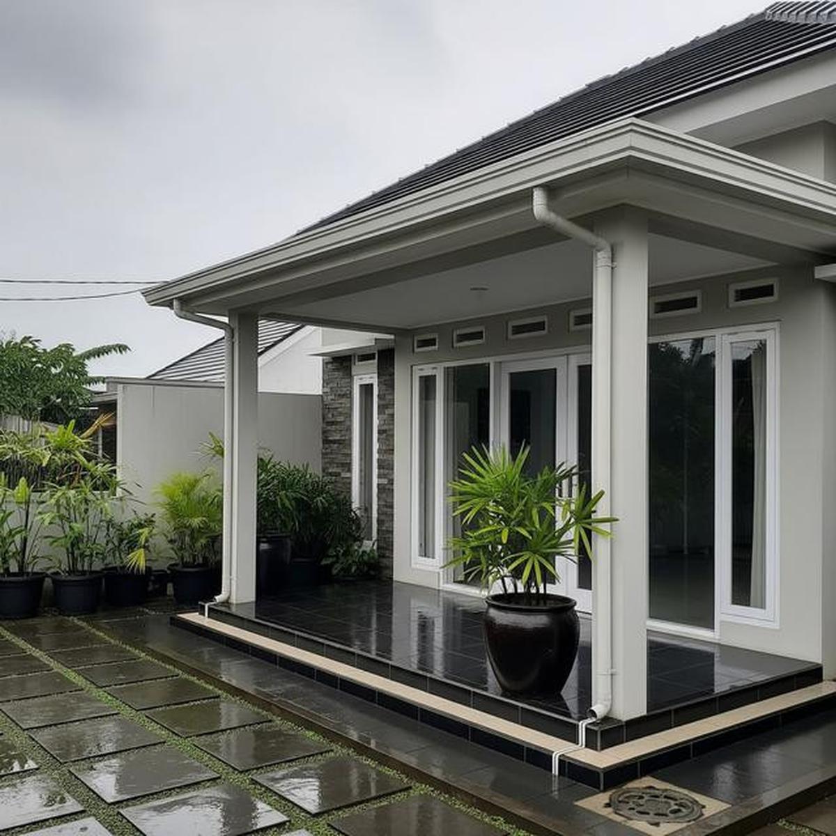 9 Desain Teras Rumah Tetap Kering saat Hujan, Inspirasi Estetis dan Fungsional
