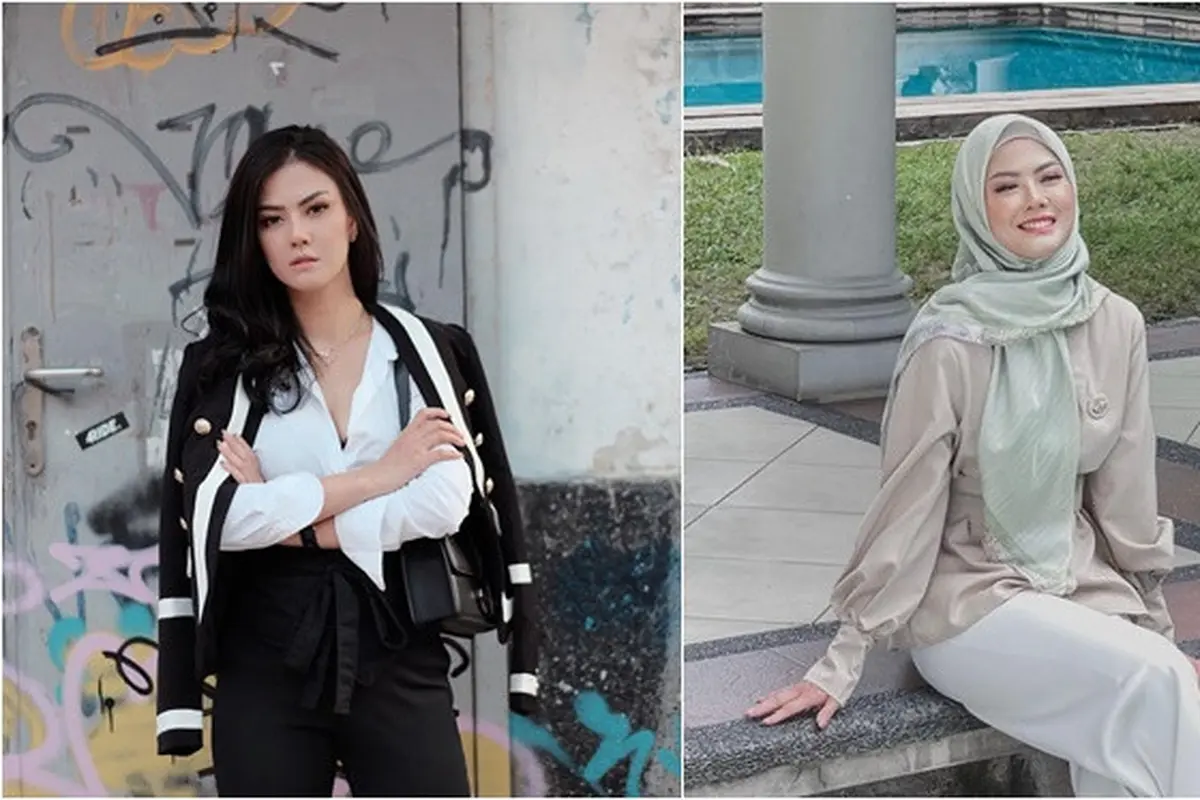 6 Potret Nita Gunawan saat Pakai Hijab, Jadi Sorotan
