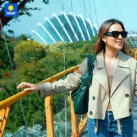 Liburan me time ala Raisa di Singapura. (Foto: Instagram/tiketcom)