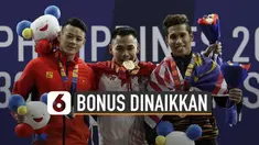 Pemerintah menaikkan bonus SEA Games 2019. Hal ini karena medali yang diperoleh melampaui target.