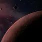 Ilustrasi exoplanet yang baru-baru ini ditemukan NASA. (AP)
