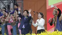 Presiden baru Taiwan&nbsp;Lai Ching-te atau dikenal pula William Lai dilantik pada Senin (20/5/2024). (Dok. AP Photo/Chiang Ying-ying