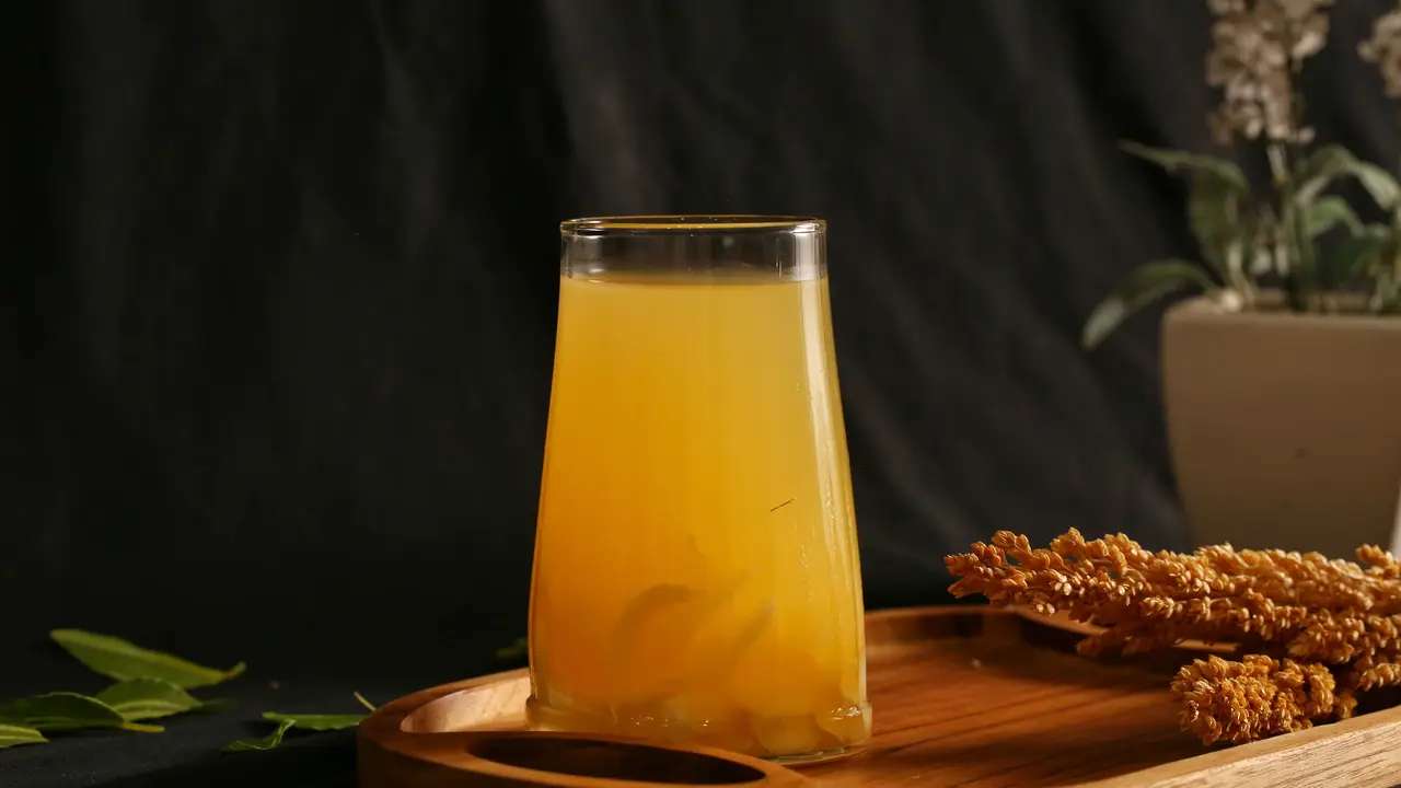 resep es jeruk kelapa muda