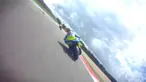 Pertarungan sengit Valentino Rossi versus Marc Marquez di lintasan Sirkuit Assen, Belanda.