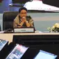 Menteri Luar Negeri RI, Retno Marsudi (tengah) membuka dan memimpin pertemuan tingkat menteri dalam rangkaian Konferensi Tingkat Tinggi Asosiasi Negara Lingkar Samudera Hindia (IORA) di Jakarta Convention Centre, Senin (6/3). (Liputan6.com/Angga Yuniar)