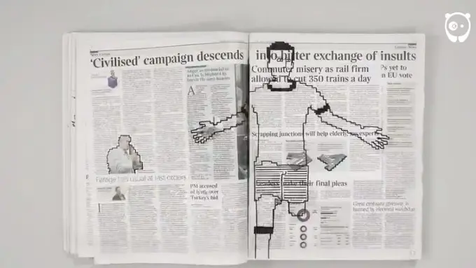 [Bintang] Merekam Sejarah Euro 2016 Lewat Doodle dalam Koran, Keren Parah!