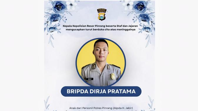 Bintara Muda Polda Sulsel Tewas Diduga Dianiaya Seniornya