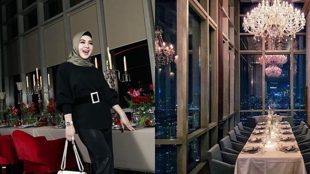 7 Potret Syahrini Pamer Restoran Suami, Punya Suasana Mewah