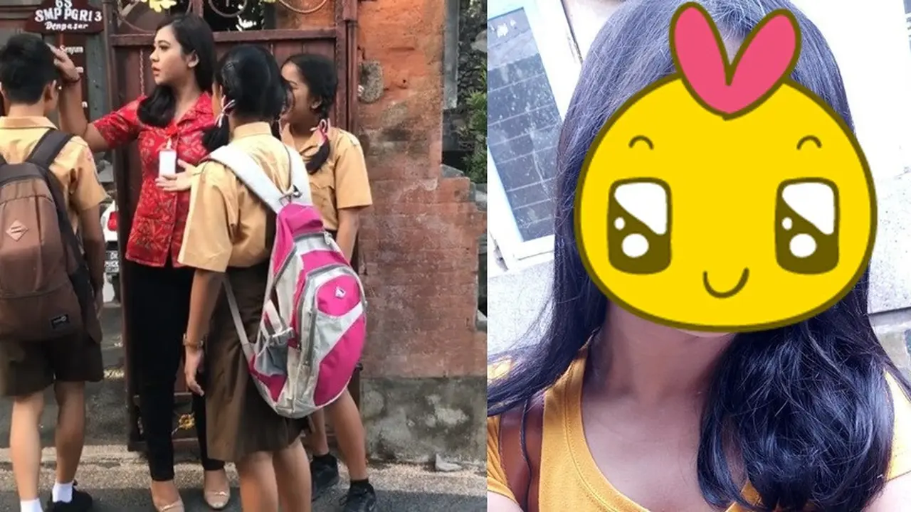 Guru SMP Cantik asal Bali Ini Bikin Siswanya Terpukau