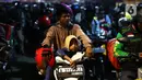 Ribuan pemudik sepeda motor menuju pulau Sumatera memadati Pelabuhan Ciwandan, Banten. (Liputan6.com/Angga Yuniar)