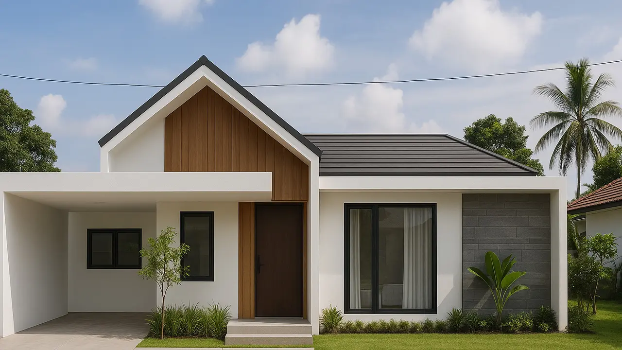 Model Rumah Minimalis Modern yang Tren di Tahun 2025/AI
